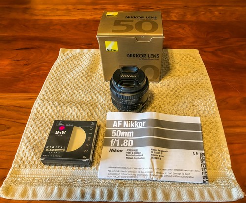 Nikon nikkor 50mm 1 - 50mm, f/1.8d