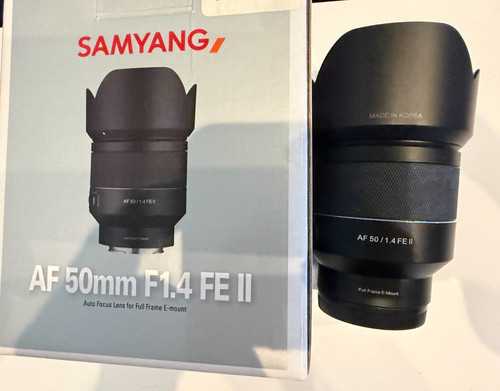 Samyang 50mm 4 fe ii - samyang, f/1.4